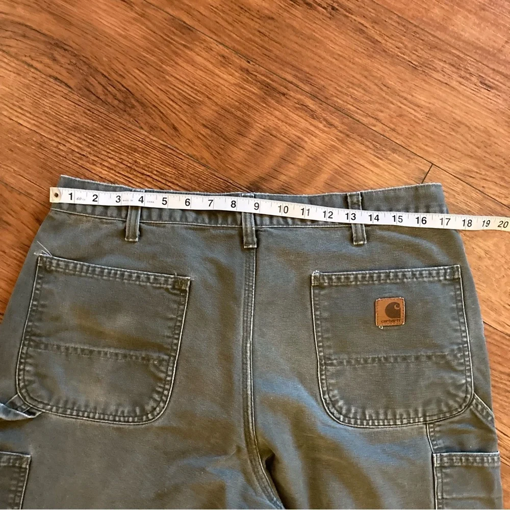 Carhartt Pants Cargo Jeans Denim Work Wear 34x29 Mens Carpenter Hunting - Picture 7 of 11